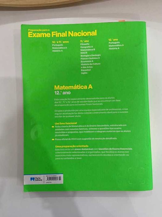 Livro Exame Matemática A