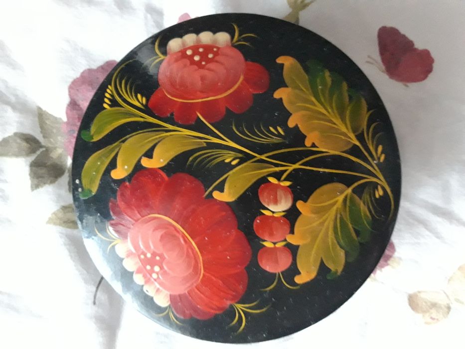 Шкатулка СССР ручная работа.