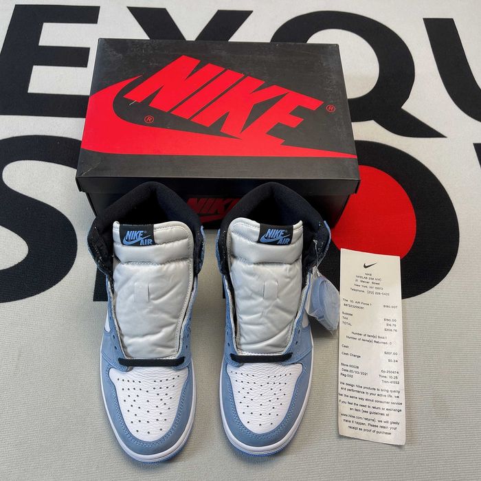 Buty Air Jordan 1 Retro High White University Blue Black (Rozm.36-47)