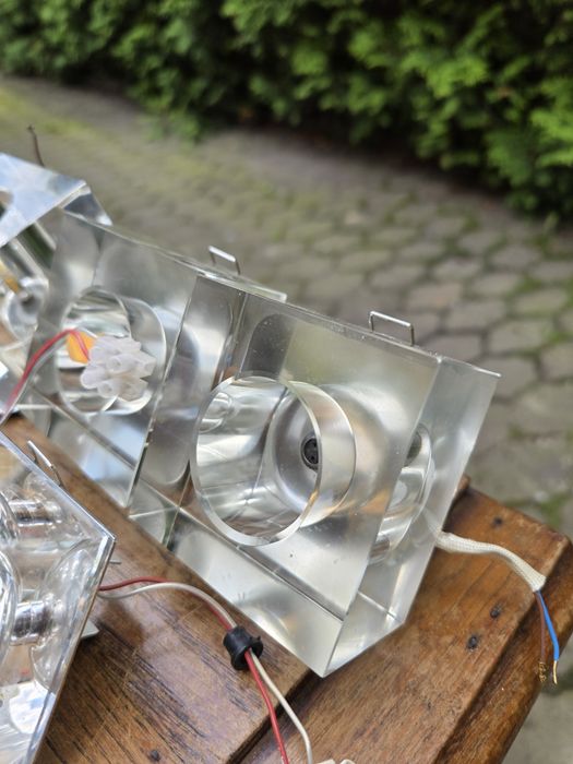 Lampki sufitowe halogen szklane, punktowe.