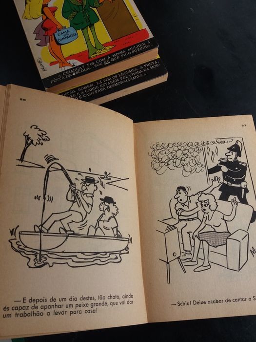 Livros Humoristicos "Bomba H"decada de 1970./Livros:.4/49/54/58/84.