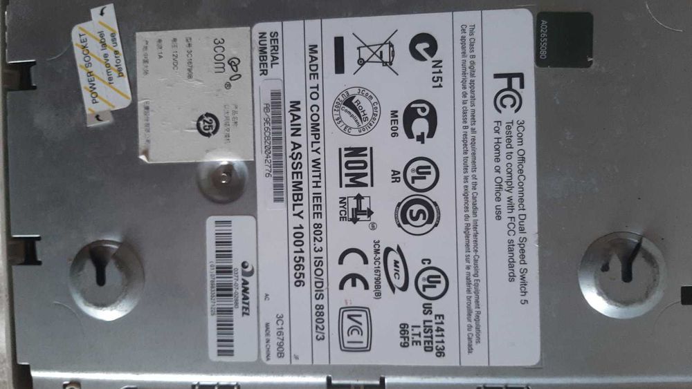 Устройство EOC-110V для передачи Ethernet по коаксиальному кабелю.