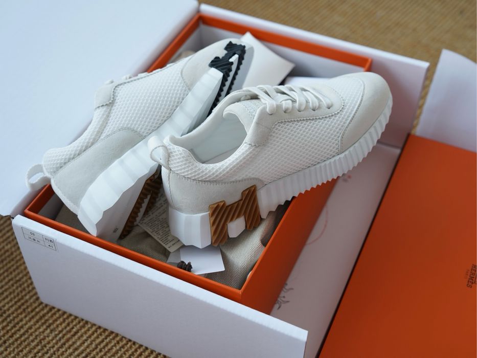 Легкі кросівки в стилі hermes bouncing, 1:1 версія