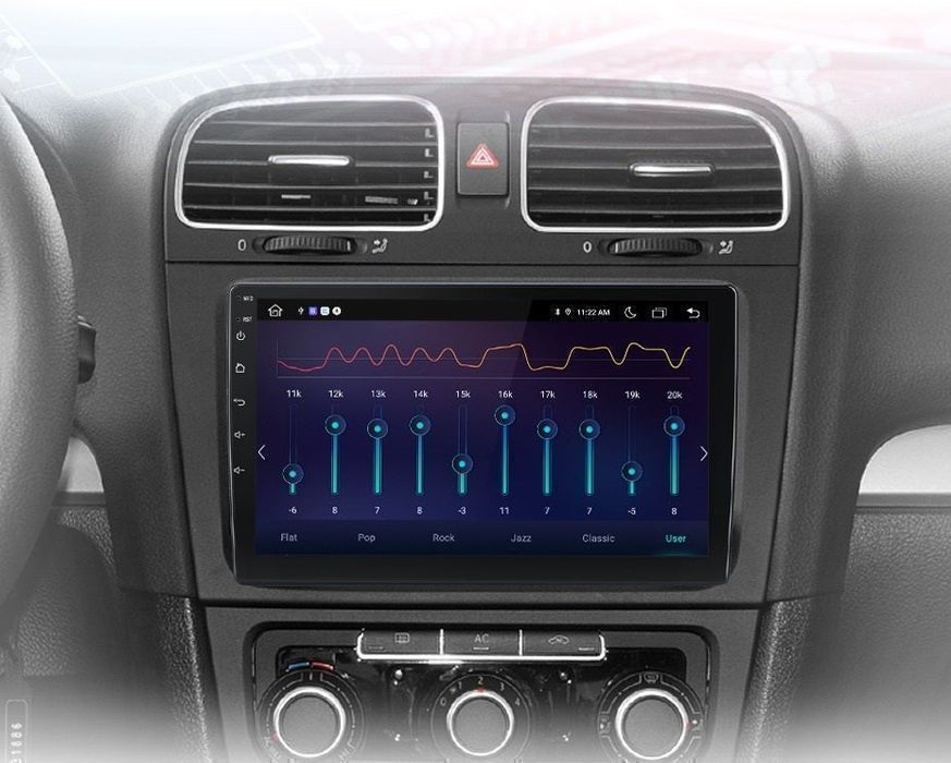 VW Golf 6 – Radio Android 15 9" CarPlay Android Auto 2GB/32GB GPS Nawigacja Stacja Multimedialna WiFi Bluetooth PL