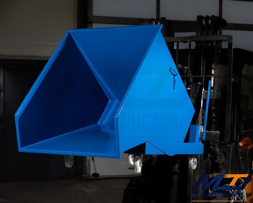 Kontener / Koleba / Pojemnik metalowy samowyładowczy 600l  | Producent