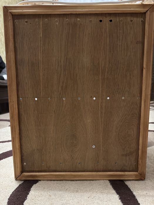 Продам б/у тераріум 44x34x55 см (дерево, пластик) + керамічна лампа