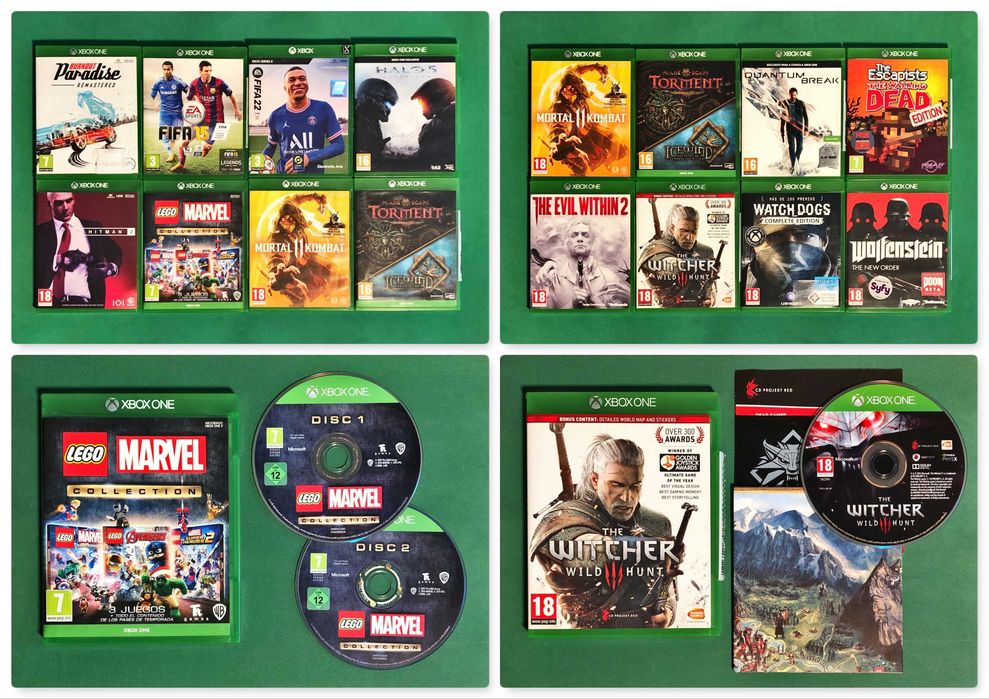 XBOX ONE SERIES X [desde 06€] Dead Evil Fifa Halo Hitman Icewind Lego Marvel Mortal Witcher