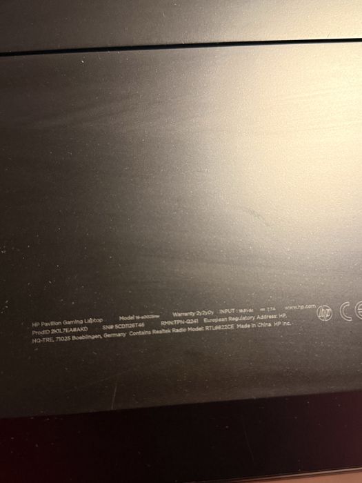 Laptop gamingowy HP PAVILION