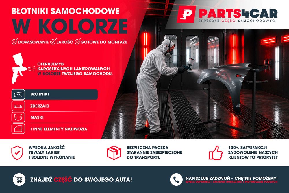 Zderzaki samochodowe w dowolnym kolorze GWARANCJA
