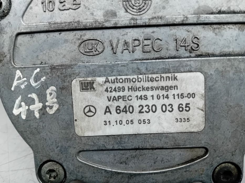 Bomba de vácuo do sistema de travagem MERCEDES-BENZ Classe B (W245)