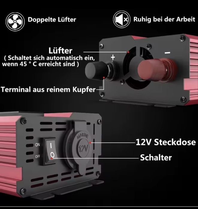 Инвертор 3000W / источник бесперебойного питания (ИБП)