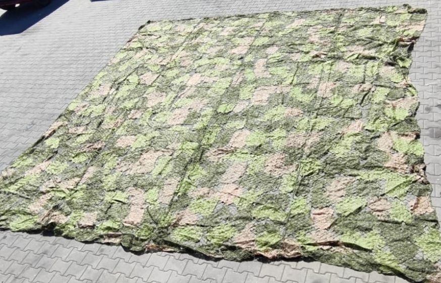 Wojskowa siatka maskująca 6x6m