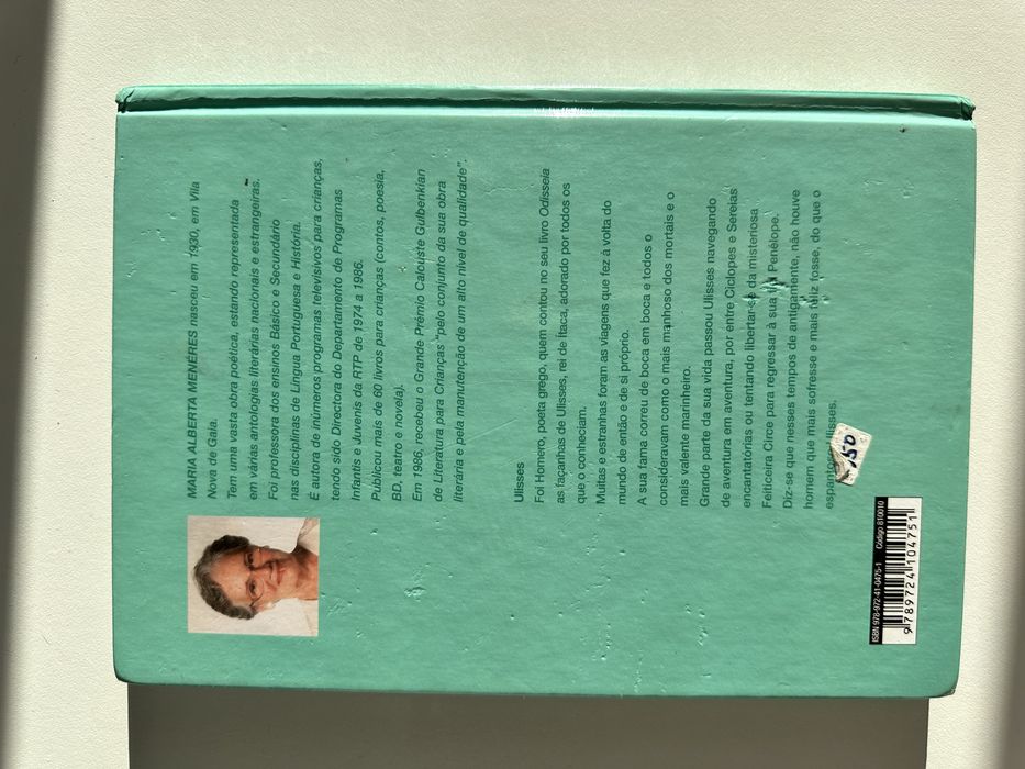 Livro Ulisses - Maria Alberta Meneres