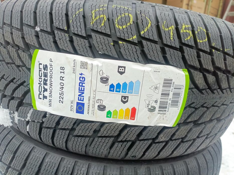 Nowe opony zimowe 225/40/18 Nokian 2025r