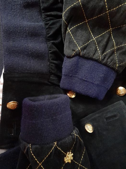 Винтаж Elegance S.A. Paris куртка бомбер косуха Замша