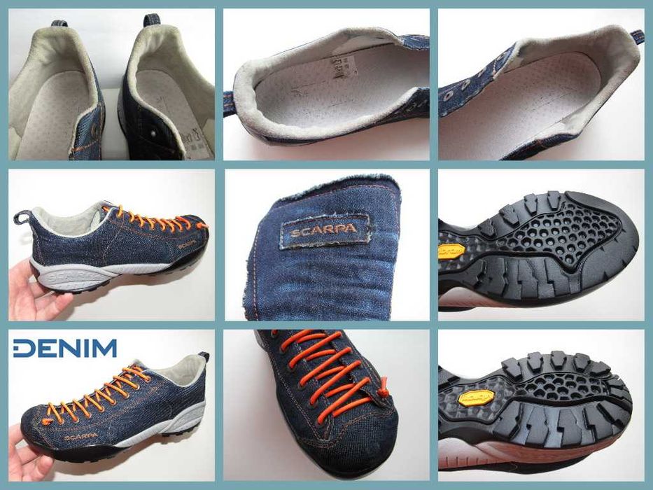 Кроссовки трекинговые, туристические Scarpa Mojito Denim р. 42 (27см)