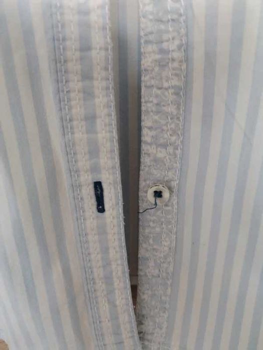 Koszula biało błękitna