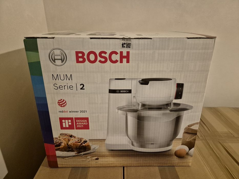 Nowy Robot Kuchenny Planetarny Bosch 700W MUM Serie 2 MUMS2EW01 ŁÓDŹ