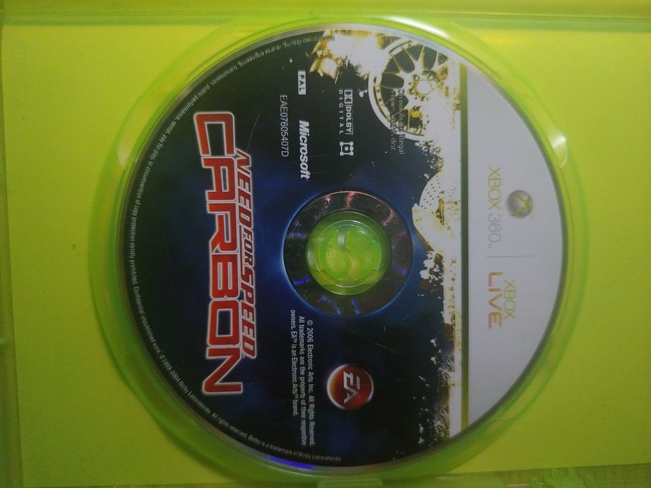 Need for speed carbon xbox 360