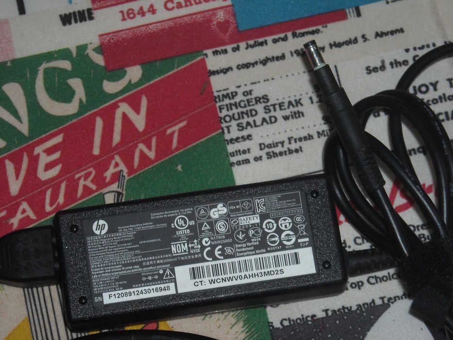 Transformador carregador portatil HP Compaq 2 modelos
