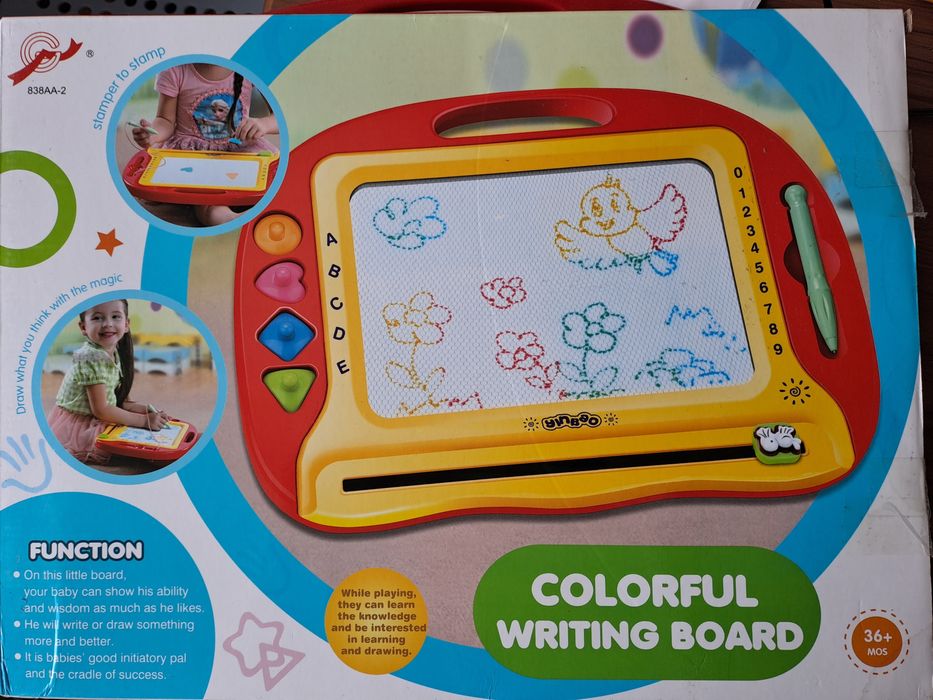 Tablica magnetyczna do rysowania Znikopis Duża plus stempelki