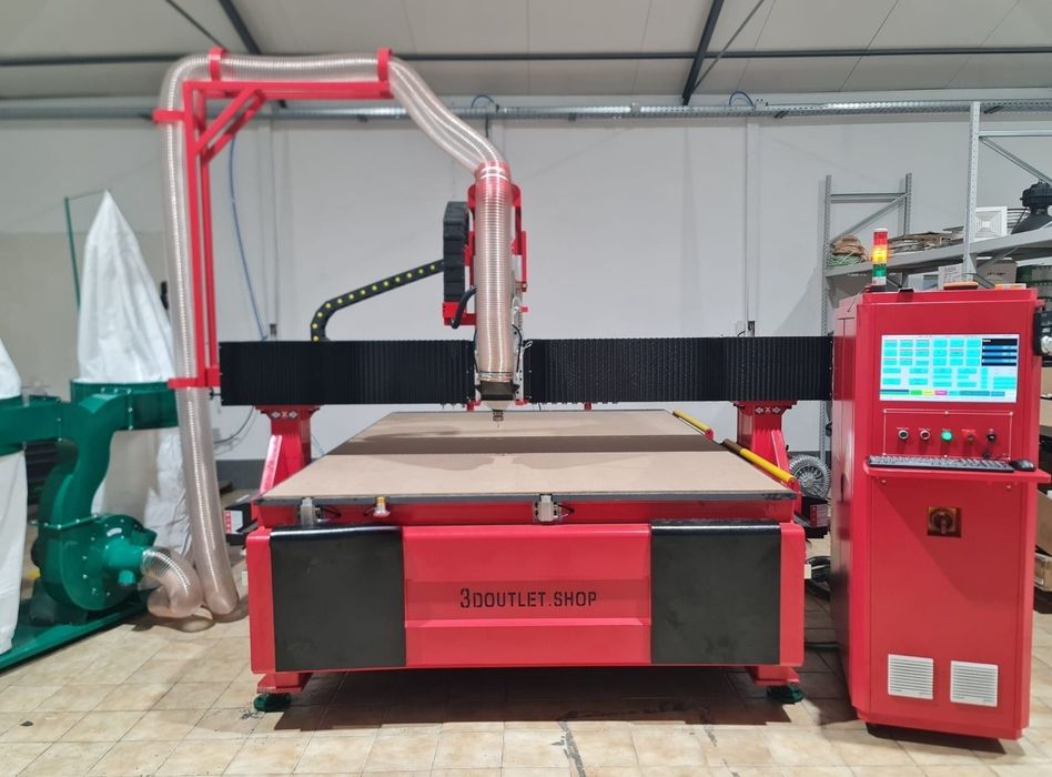 CNC Router 2100x3000x300 Mandril 9kw 24.000rpm