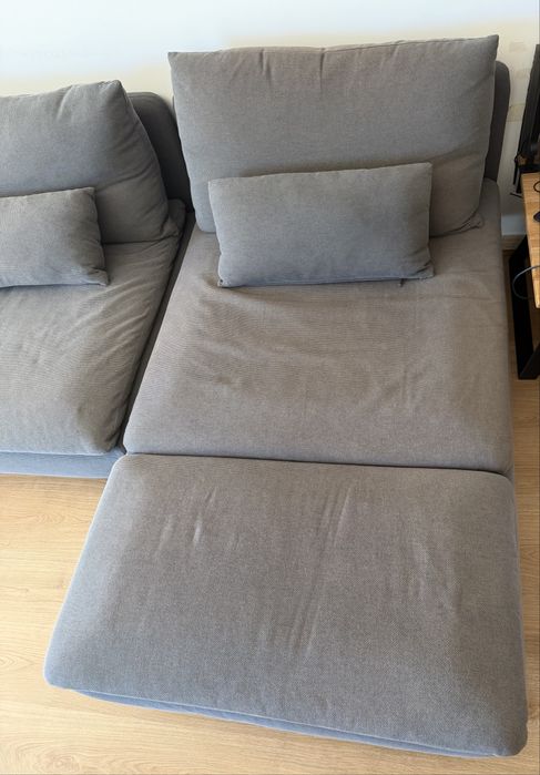 Sofás SÖDERHAMN - Chaise longue + 1 lugar
