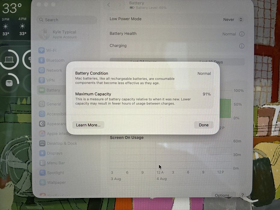 MacBook Pro 14 M1Pro 16/512 91%