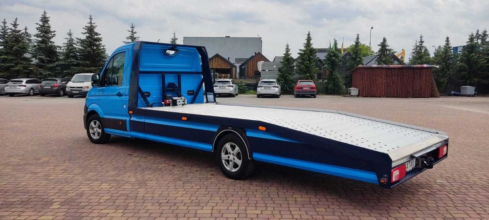 Volkswagen Crafter Man Zabudowa Autolaweta Laweta Najazd Aluminium