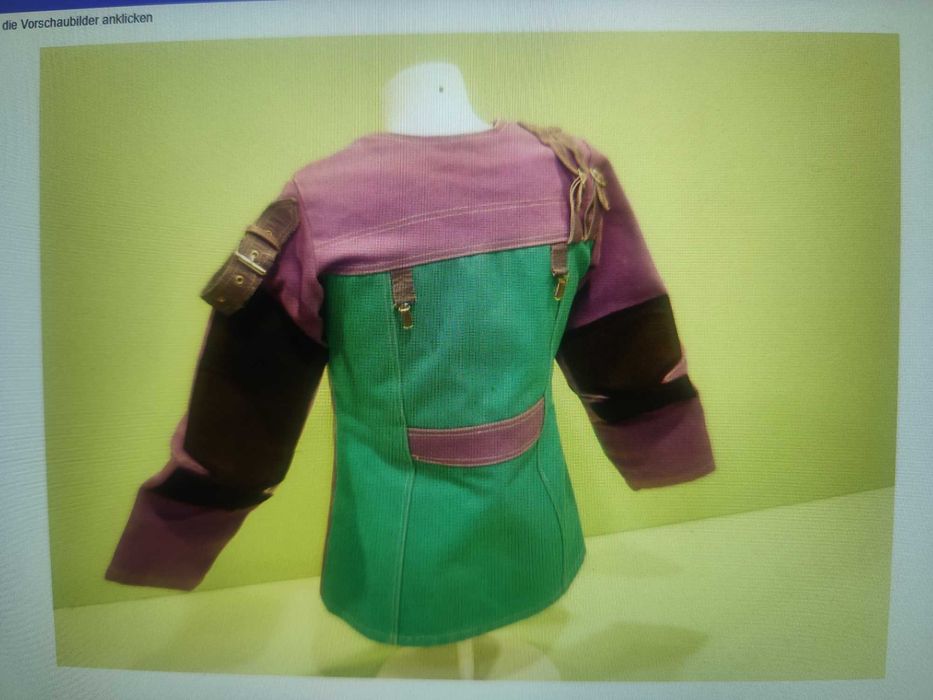 Casaco para tiro desportivo