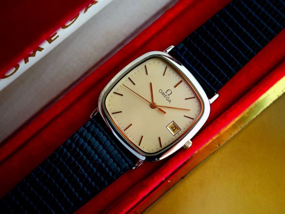 Omega De Ville zegarek unisex quartz 1984r swiss  made zegarek szwajc