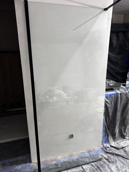 SZYBA PRYSZNICOWE WALK IN, transparentna, szklo hartowane