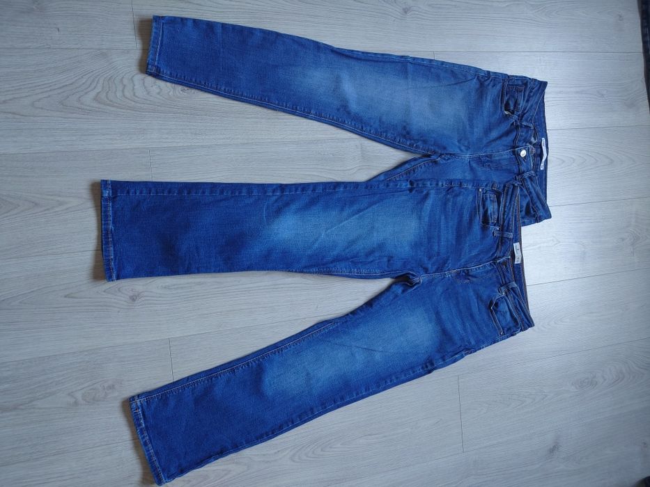 Zestaw 2 par niebieskich jeansów damskich M 38 rurki proste