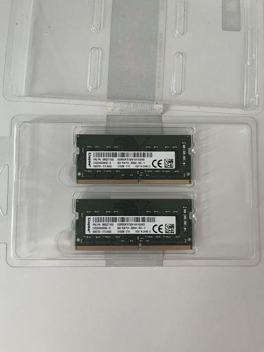 RAM (ОЗП) (ОЗУ) Kingston 16gb 2x 8gb 1Rx8 PC4-3200AA-SA2-11