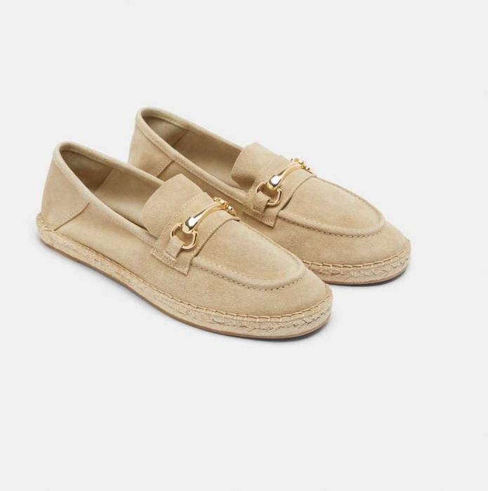 Шкіряні  еспадрильї /лофери 36р