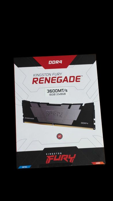 Nowe 16GB (2x8) DDR4 Kingston Fury Renegade 3600 CL16