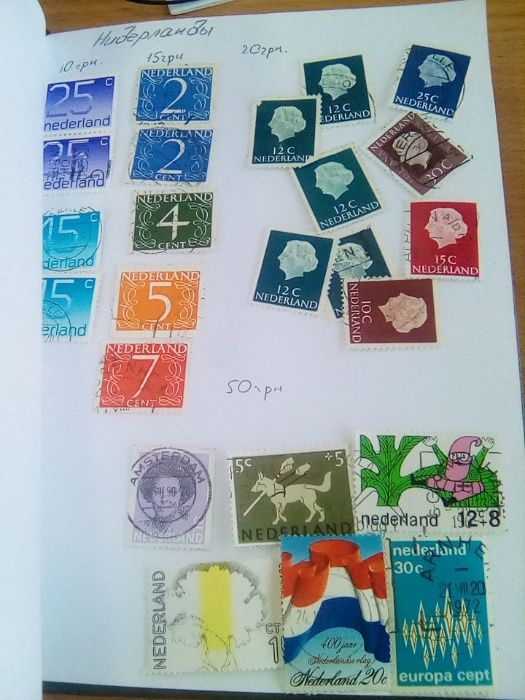 Марки разных стран