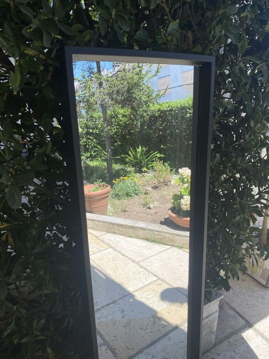 Espelho de corpo inteiro Madeira Preta