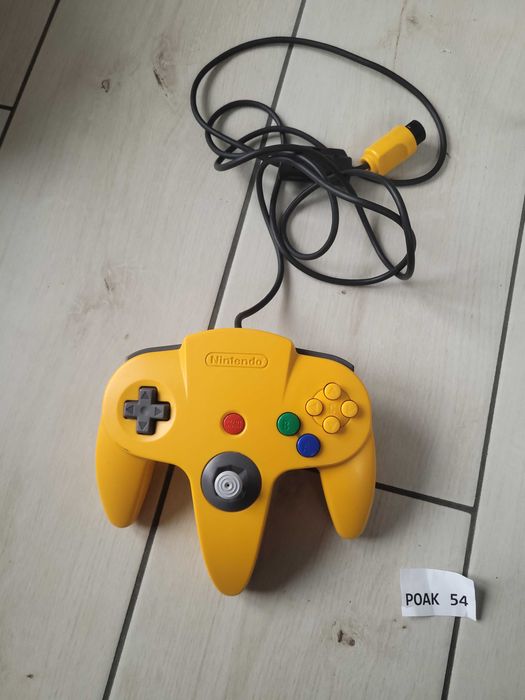 Controler Nintendo 64 żółty
