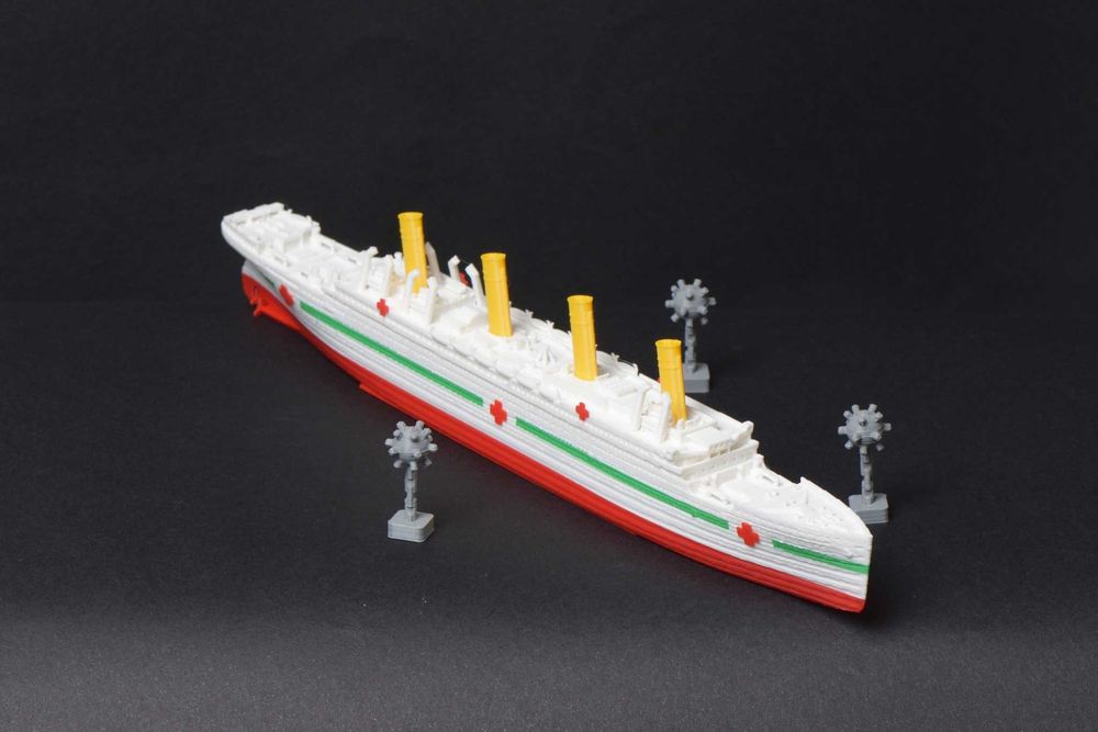 RMS Titanic + HMHS Britannic + RMS Olympic - Druk 3D
