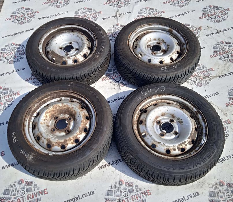 24 РІК Резина Гума 175/65 R14 Диски ЕТ24 4*108 Берлінго Пежо Partner