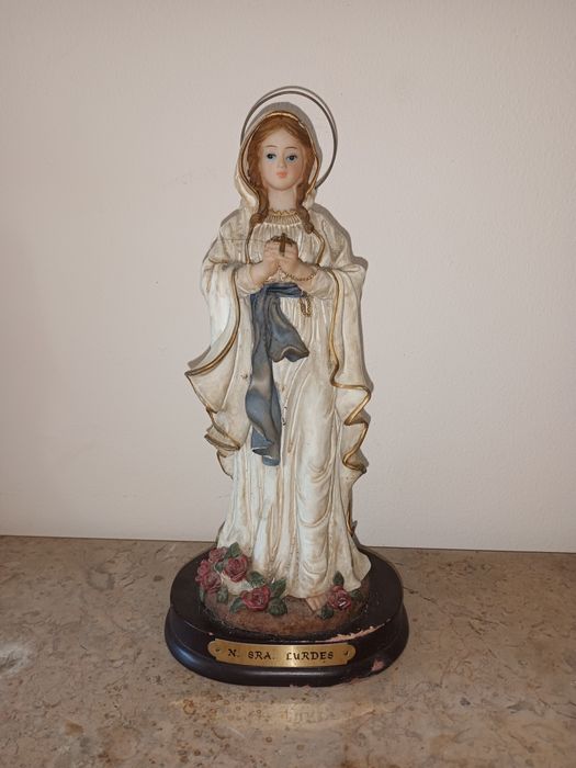 Imagens religiosas em marfiniti, 25cm