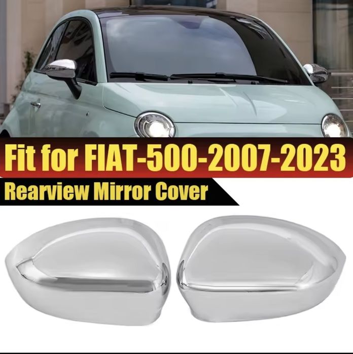 Capas de espelhos retrovisores Fiat 500