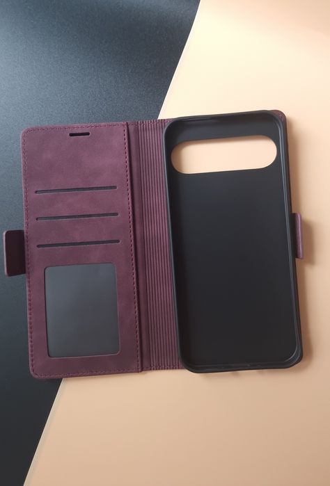 Etui do Google Pixel  9 Pro XL smukły case z KLAPKĄ, portfe