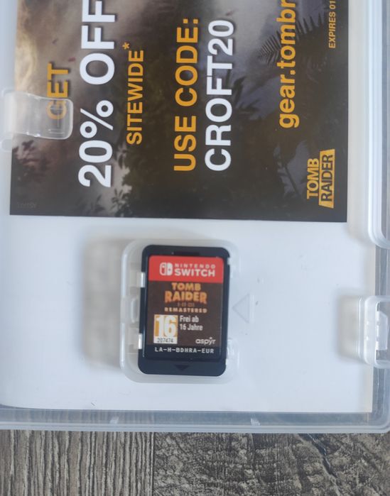 Gra Nintendo Switch Tomb Raider 1 2 3 / 3 Części Remasters Wysyłka OLX GWARANCJA