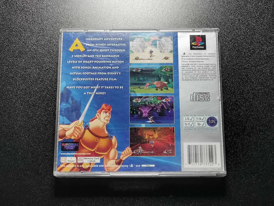 PlayStation Disney's Action Game Featuring Hercules