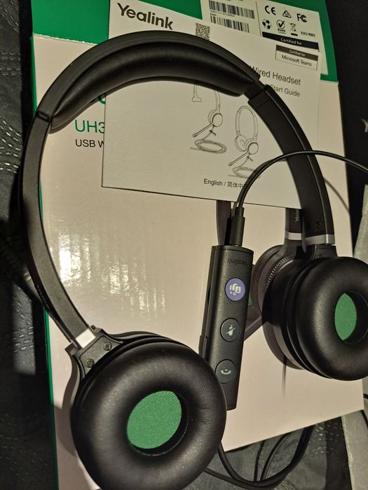 Sluchawki Yealink UH36 Dual - jack, usb