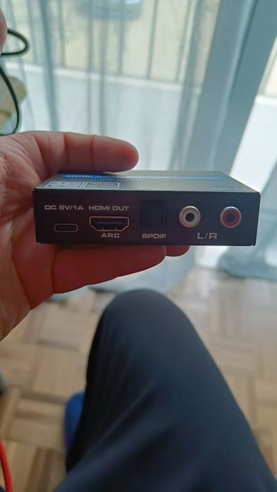 Extrator de Áudio HDMI 4K (ARC / SPDIF / RCA) – Novo