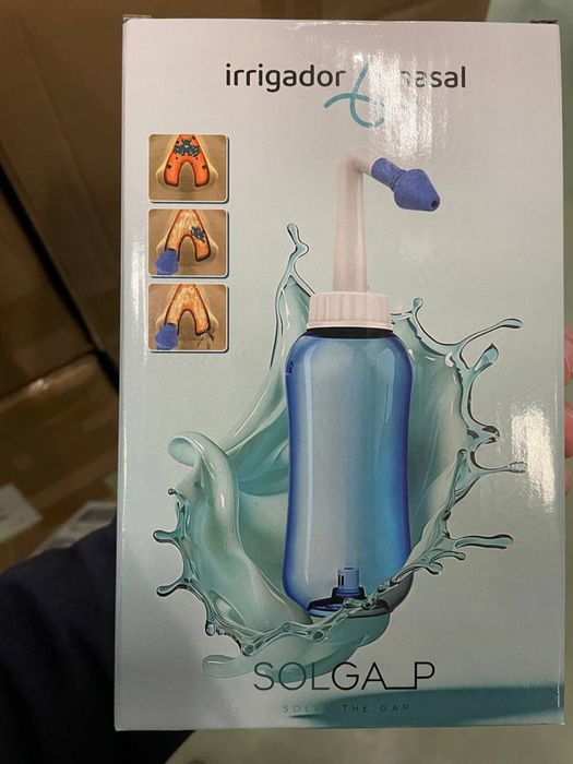 Irrigador Nasal + Recargas de Sal (concorrente Rhinodouche) Registado