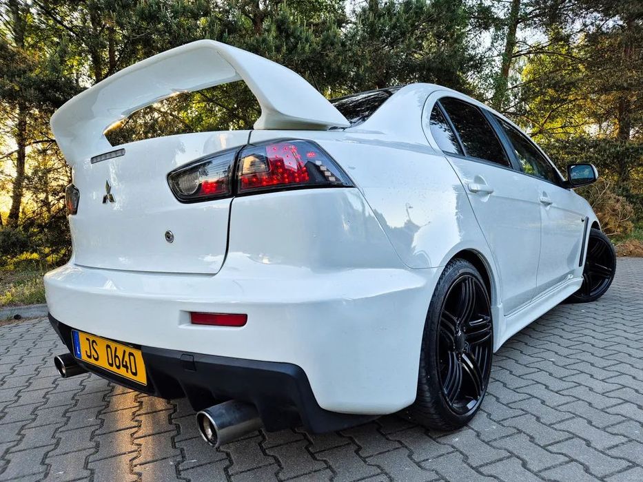 Mitsubishi Lancer 1.8 143KM # Skóry # Navi # Keyless # Xenon # LED  #EVO Look # Alu 18
